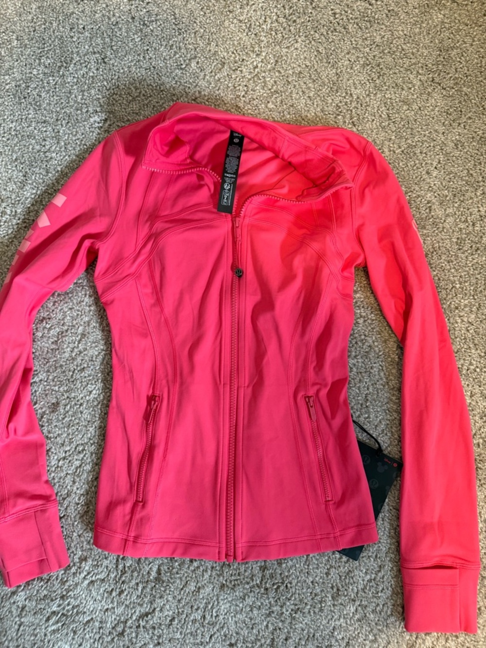 NWT lululemon athletica Hot Pink Full‑Zip Utility Jacket